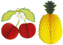 Körsbärs- och ananas-honeycomb - 21 cm