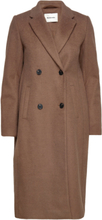 Odelia Long Coat Outerwear Coats Winter Coats Brun Modström*Betinget Tilbud
