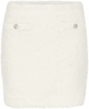 Yalanagz Hw Mini Skirt Kort Nederdel Cream Gestuz