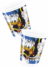8 stk Plastmuggar 200 ml - Donald Duck