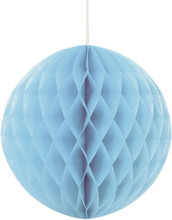1 stk Lys Blå Honeycomb Ball 20 cm