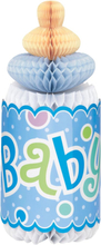 Blå Baby Honeycomb Nappflaska 30 cm