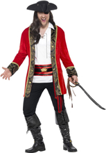 Pirat Kapteinen av Tortuga Herrekostyme - Strl XL