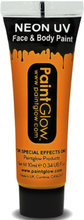 Neon UV/Blacklight Face & Body Paint 10 ml - Neon Orange