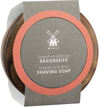 Mühle Grapefruit and Mint Wooden Bowl with Shaving Soap 65 g