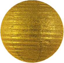 Guldfärgad Papperslykta med Glitter 25 cm