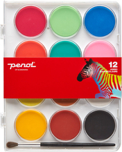 Penol Jumbo Standard Akvarellfärg 12-Pack