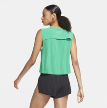 Nike Run Division Women's Pleated Running Tank - Green