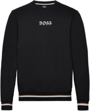 Iconic Sweatshirt Tops Sweatshirts & Hoodies Sweatshirts Black BOSS