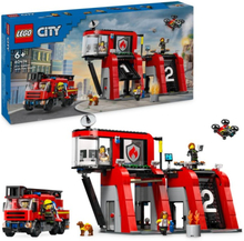 LEGO City Fire 60414 Brandstation med brandbil