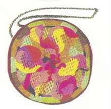 Queen's Embroidery broderikit - Magnolia vskbroderi - Design av drott