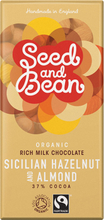 Sead and Bean Mælkechokolade 37% - Hasselnød & Mandel