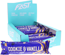 Fast Proteiinipatukat Cookie & Vanilla 15-pack