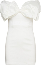 Mini Bow Dress Kort Kjole White Bardot