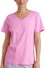 Calida Favourites Space Shirt Short Sleeve Rosa bomuld Small Dame