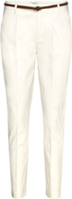 Bydays Cigaret Pants 2 - Bottoms Trousers Slim Fit Trousers White B.young