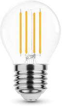 LED E27-G45 Filamentlamp 3 Watt - 10-30V - 2700K - Dimbaar