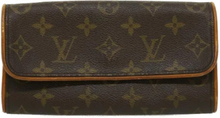 Brown Canvas Louis Vuitton Twin Pochette