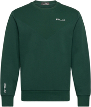 Logo Double-Knit Sweatshirt Sport Knitwear Round Necks Green Ralph Lauren Golf