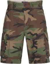 10.5-Inch Classic Fit Camo Cargo Short Bottoms Shorts Cargo Shorts Khaki Green Polo Ralph Lauren
