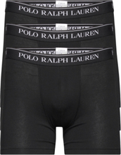Stretch Cotton Boxer Brief 3-Pack Boxershorts Black Polo Ralph Lauren Underwear