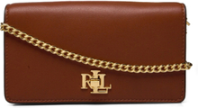 Leather Crossbody Turn-Lock Tech Case Bags Crossbody Bags Brown Lauren Ralph Lauren