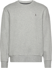 Luxury Jersey Crewneck Pullover Tops Sweatshirts & Hoodies Sweatshirts Grey Polo Ralph Lauren