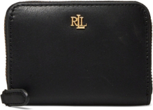 Leather Continental Wallet Bags Card Holders & Wallets Wallets Black Lauren Ralph Lauren