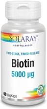Solaray Biotin 60 kapsler