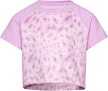 Jg Aop Tee Sport T-shirts Polo Shirts Short-sleeved Polo Shirts Pink Adidas Performance