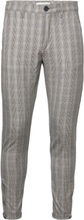 Pisa Len Check Pant Bottoms Trousers Formal Grey Gabba