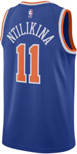 Frank Ntilikina Knicks Icon Edition 2020 Nike NBA Swingman Jersey - Blue