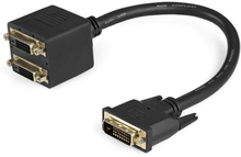 DVI-D digital video-kabel Startech DVISPL1DD Sort 0,3 m