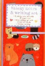 Sticky Notes and Writing Set: Cute Cats: Fabulous Wallet-Style Folder Containing 13 Sticky Notepads, a Tear-Off Writing Pad, and Storage Envelope.
