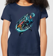 Aquaman Fight For Justice Damen T-Shirt - Navy Blau - S