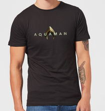 Aquaman Title Men's T-Shirt - Black - S