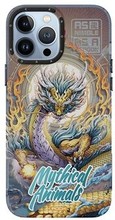 ROCK Mythical Animals InShare Series til iPhone 13 Pro IMD Animal Pattern Phone Case PET+TPU Anti-r