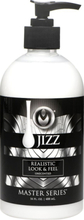 XR Master Series: Jizz, White Water-Based Body Glide, 488 ml