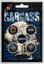 Carcass: Button Badge Pack/Necro Head
