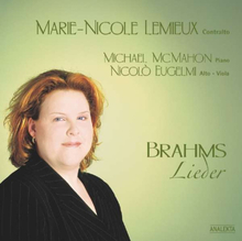 Lemieux Marie-Nicole: Brahms - Lieder