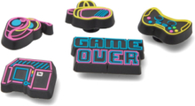 Lights Up Neon Gamer 5 Pack Sko Accessories Multi/patterned Crocs