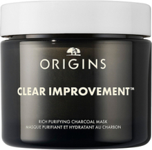 Clear Improvement Charcoal Chia Mask To Purify And Nourish Beauty WOMEN Skin Care Face Face Masks Clay Mask Nude Origins*Betinget Tilbud