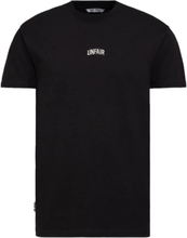 UNFAIR ATHLETICS Unfair T-Shirt Herren Baumwoll-Shirt mit gesticktem Schriftzug UNFR22-110 Schwarz