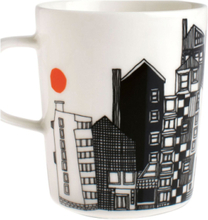 Siirtolapuutarha Mug Home Tableware Cups & Mugs Coffee Cups Hvit Marimekko Home*Betinget Tilbud