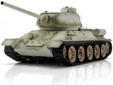 T34/85 RC Panzer Pro-Edition BB - Snow - RC Kampvogn