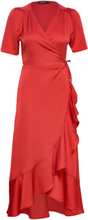 Slkarven Dress Dresses Wrap Dresses Rød Soaked In Luxury*Betinget Tilbud