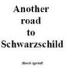 Another road to Schwarzschild