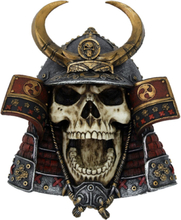 Kabuto Skull - Samurai Dödskalle med Väggfäste 26 cm