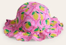 Hut mit breiter Krempe Mädchen Boden, Pink Zitronenhain