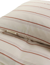 Junior Bedlinen Gots - Balance Stripes Rose Mix Home Sleep Time Bed Sets Multi/mønstret Filibabba*Betinget Tilbud
